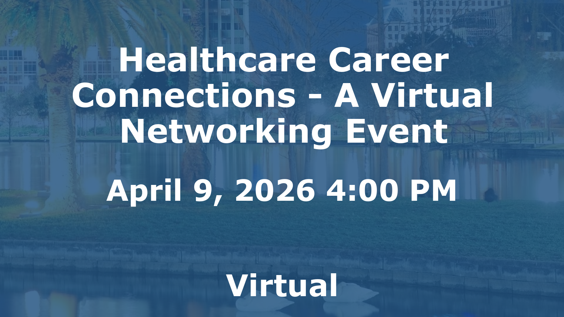 Healthcare Career Connections - A Virtual Networking Event event image